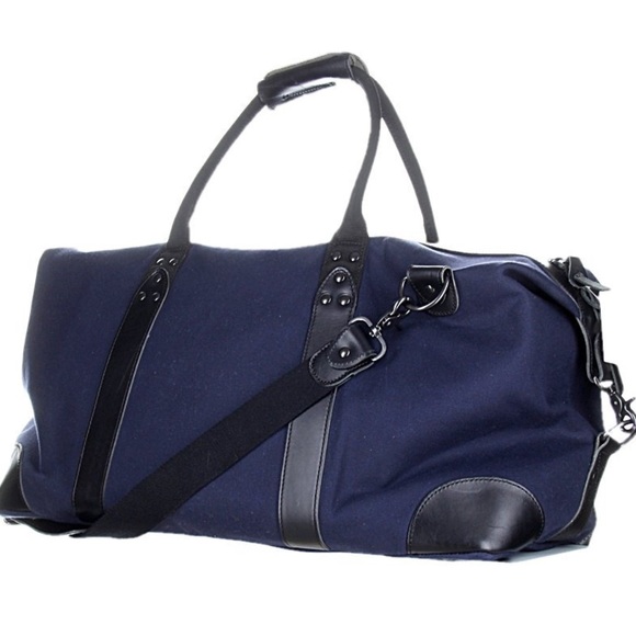 J. Crew Bags J Crew Ludlow Weekender Duffle Bag Navy Black New